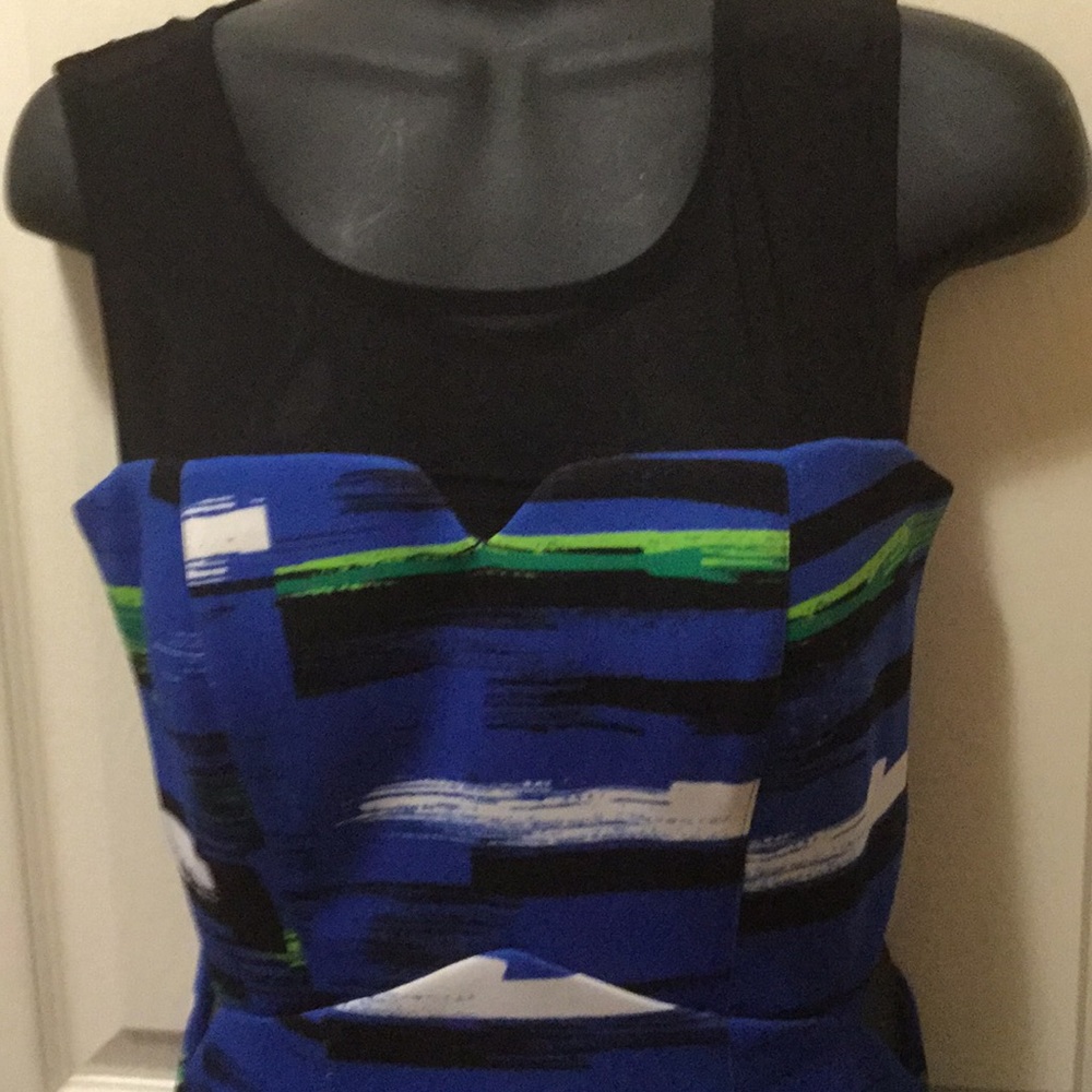 XoXo fitted dress multi color dress